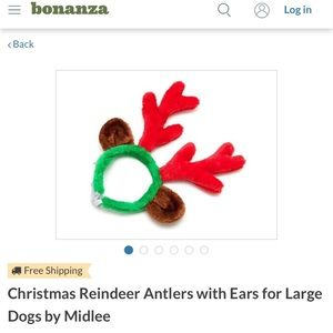 reindeer Christmas antlers, large dogs or human